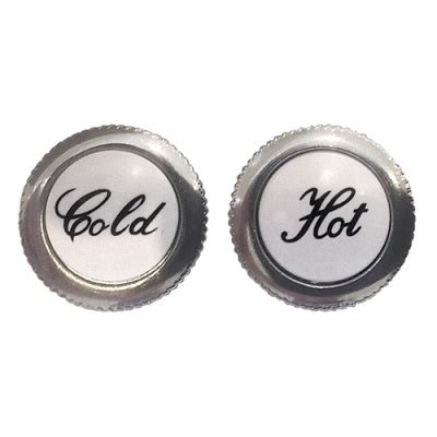 Bristan 1901 Tap Handles Pair Hot & Cold HD038FBCPB. . Screwfix hot and cold tap inserts